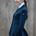 Chaqueta concurso niña HKM Sports Equipment Eloise color azul marino con costura rosegold - Imagen 2