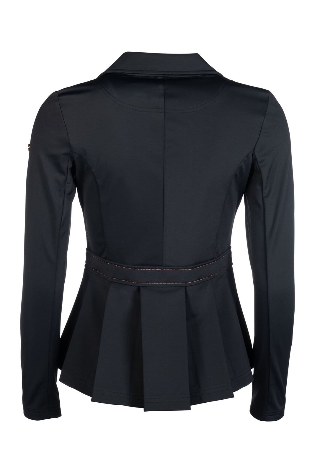 Chaqueta concurso niña HKM Sports Equipment Eloise color negra con costura rosegold TALLA 140 - Imagen 3