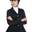 Chaqueta concurso niña HKM Sports Equipment Eloise color negra con costura rosegold - Imagen 1