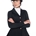Chaqueta concurso niña HKM Sports Equipment Eloise color negra con costura rosegold - Imagen 1