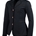 Chaqueta concurso niña HKM Sports Equipment Eloise color negra con costura rosegold - Imagen 2