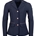 Chaqueta concurso niña HKM Sports Equipment Flora Kids color azul marino con cristales rosegold - Imagen 1