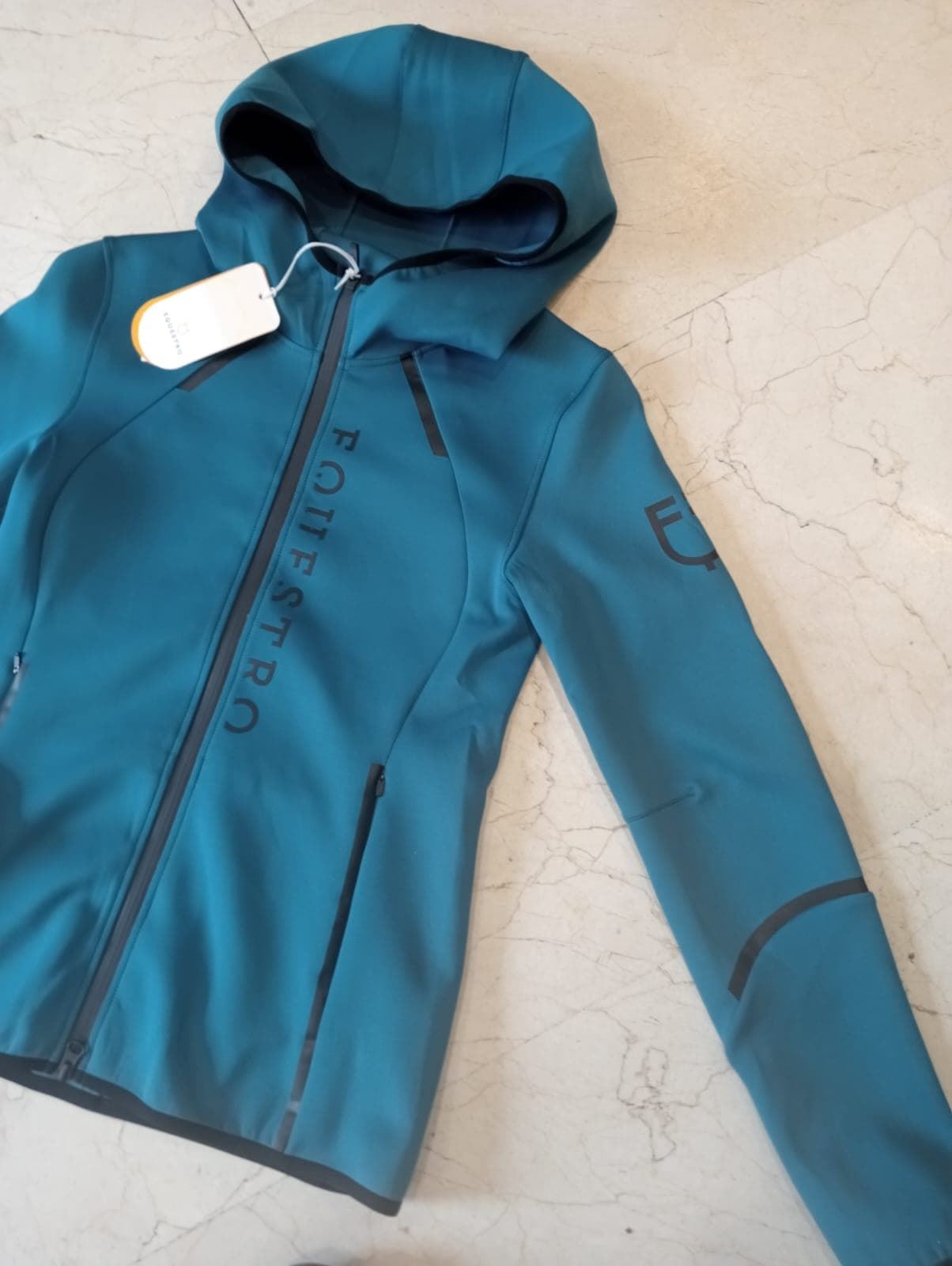 Chaqueta EQUESTRO mujer color blue coral - Imagen 3