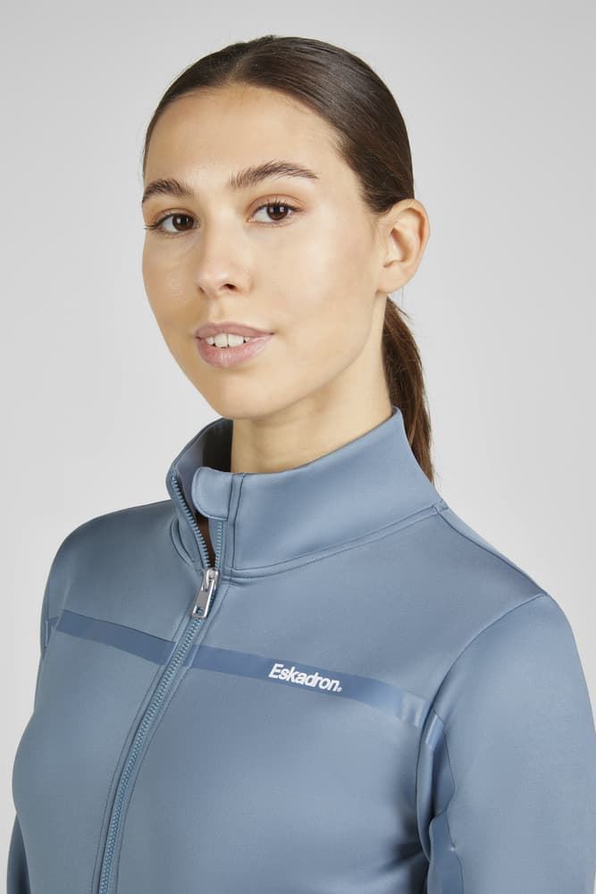 Chaqueta ESKADRON Classic Sports con cremallera color azul grisáceo TALLA S - Imagen 2