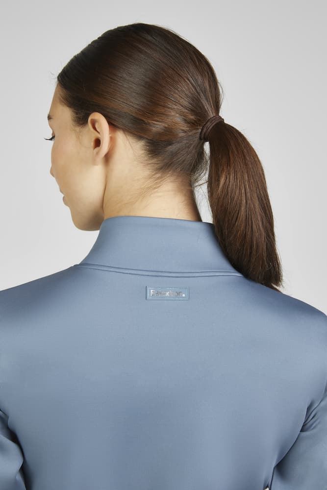Chaqueta ESKADRON Classic Sports con cremallera color azul grisáceo - Imagen 3