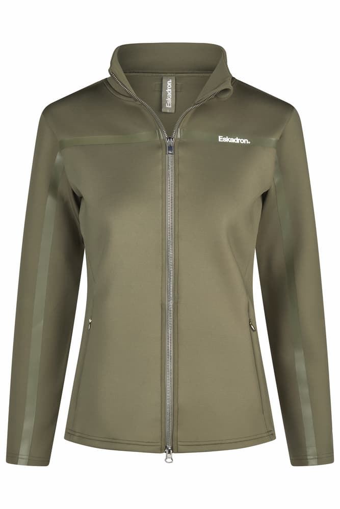 Chaqueta ESKADRON Classic Sports con cremallera color kaki - Imagen 1