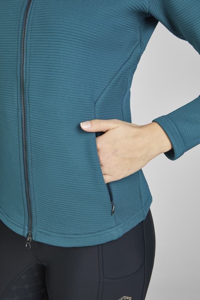 Chaqueta ESKADRON con cremallera color verde antiguo - Imagen 6