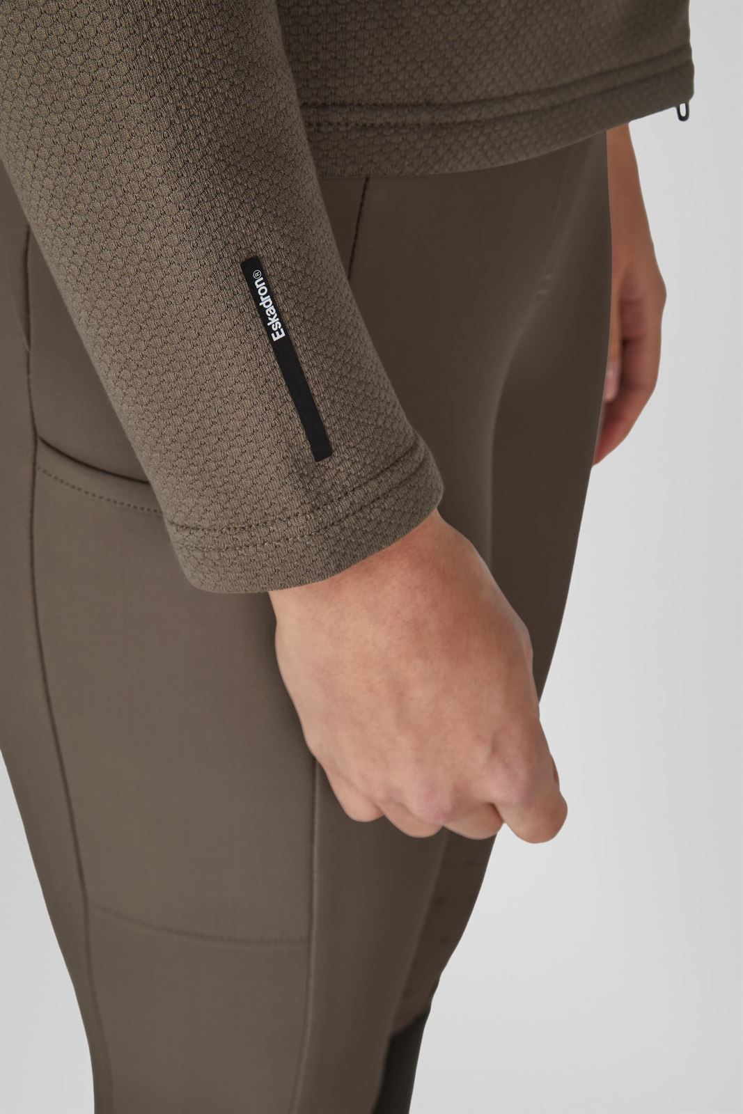 Chaqueta ESKADRON interior felpa suave color taupe TALLA XL - Imagen 5