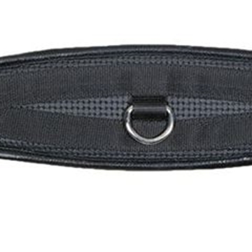 Cincha HKM Pro-Gel con elásticos a un lado, color negro, talla 125 - Imagen 1