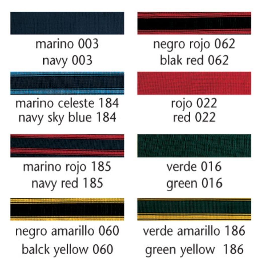 Cinchuelo elástico para manta AERBORN color negro/amarillo - Imagen 1