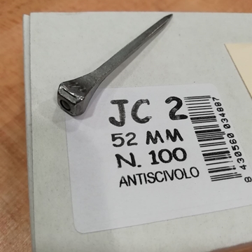 Clavo con vídea MONDIAL  JC 2 (caja de 100 unidades) - Imagen 1