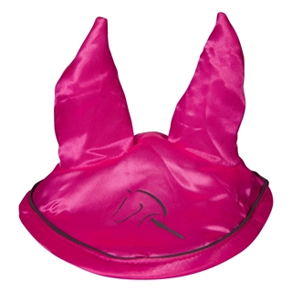 Conjunto de Mantilla, orejeras, cabezada y ramal Hobby Horsing HKM Sports Equipment color rosa fucsia - Imagen 2