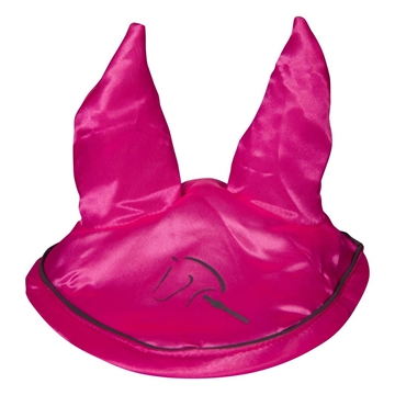 Conjunto de Mantilla, orejeras, cabezada y ramal Hobby Horsing HKM Sports Equipment color rosa fucsia - Imagen 2