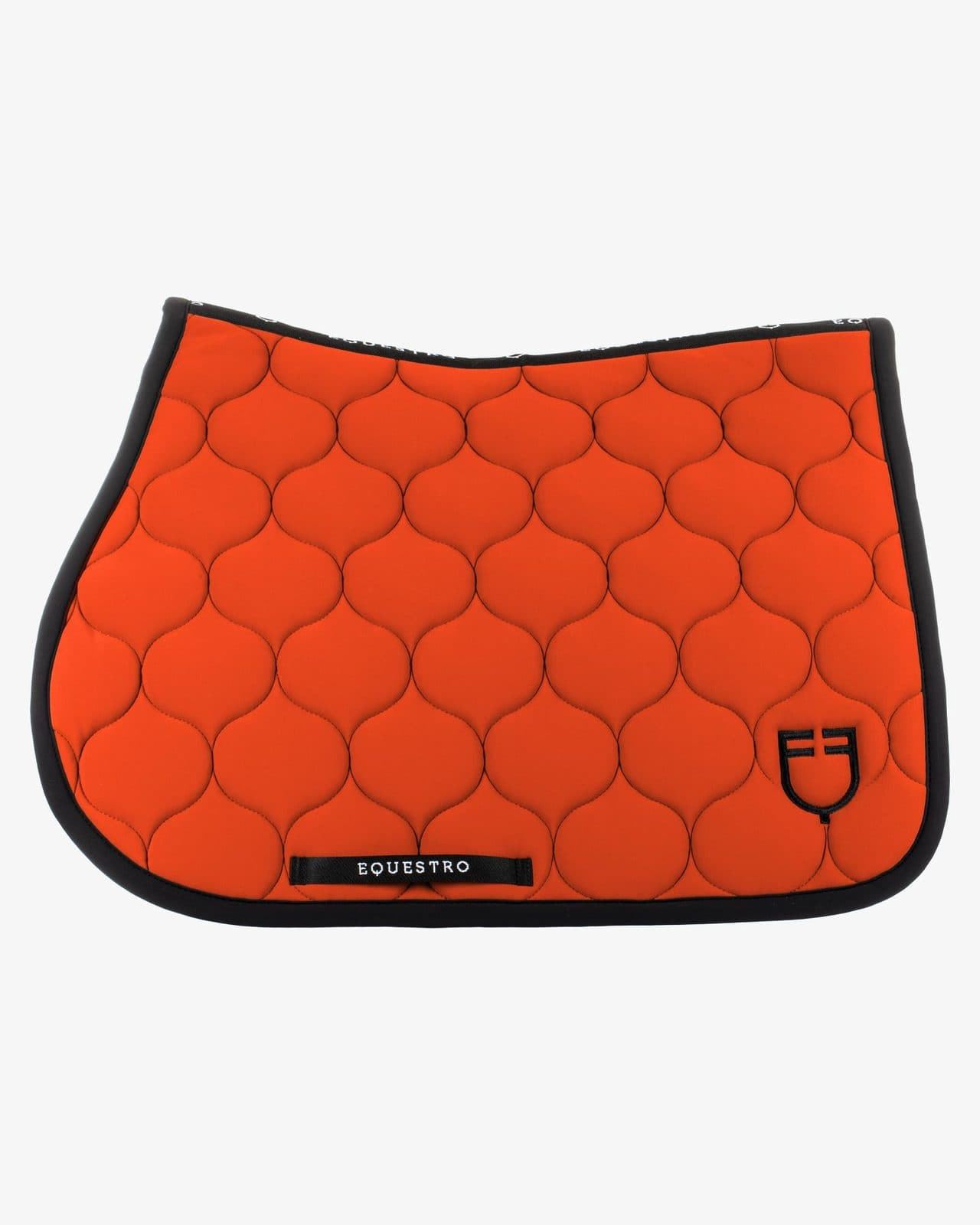 Conjunto EQUESTRO mantilla Uso General/Salto y orejeras FULL color cherry tomato - Imagen 1