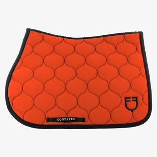 Conjunto EQUESTRO mantilla Uso General/Salto y orejeras FULL color cherry tomato - Imagen 1