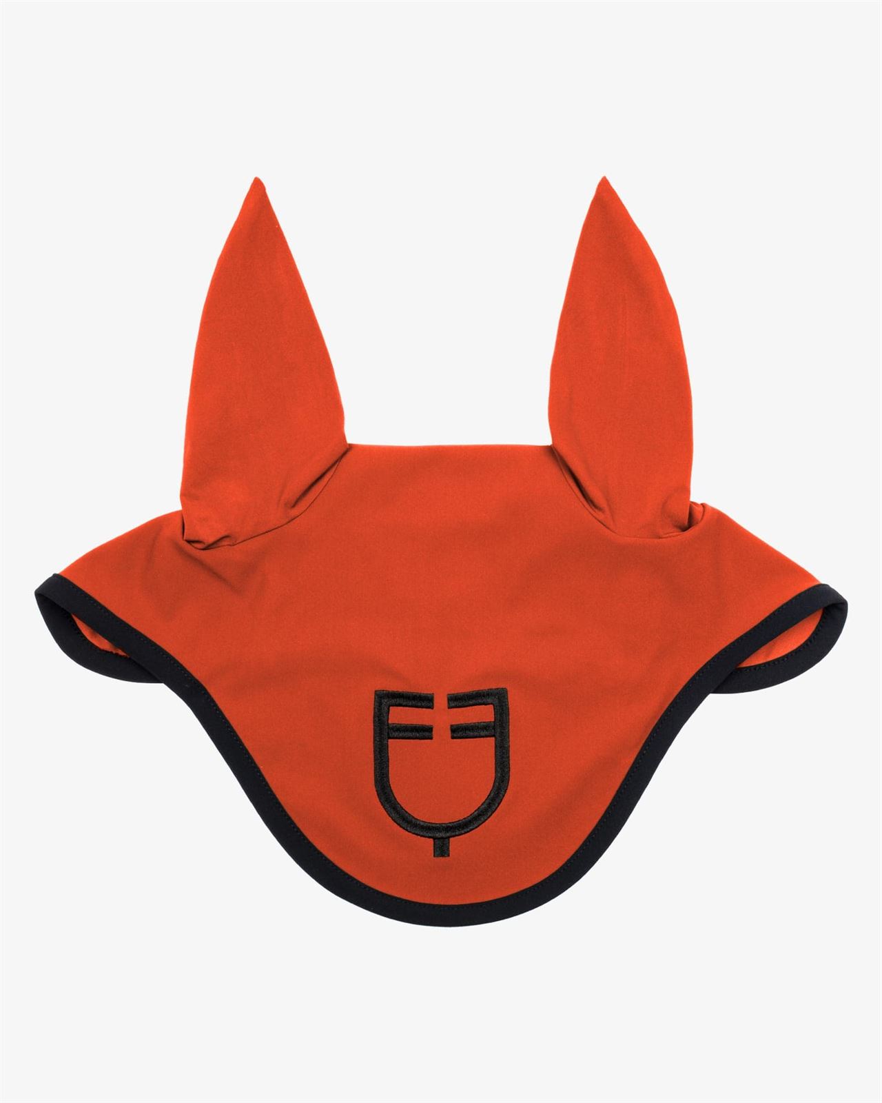 Conjunto EQUESTRO mantilla Uso General/Salto y orejeras FULL color cherry tomato - Imagen 2