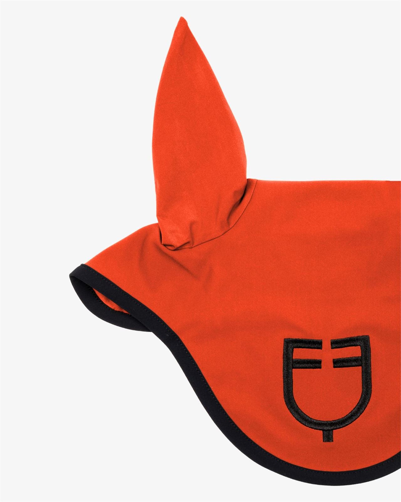 Conjunto EQUESTRO mantilla Uso General/Salto y orejeras FULL color cherry tomato - Imagen 4