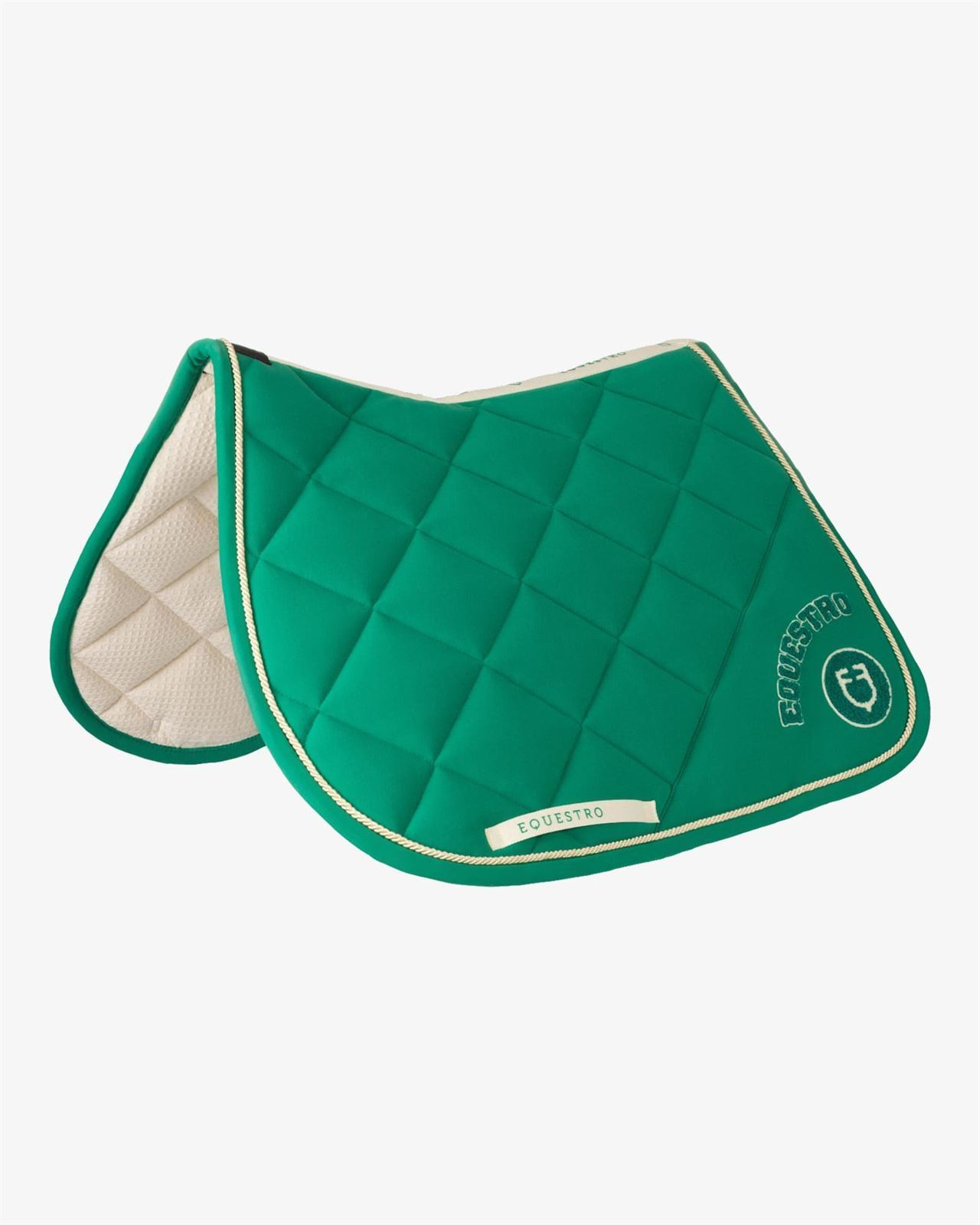 Conjunto EQUESTRO mantilla Uso General/salto y orejeras FULL color verde - Imagen 3