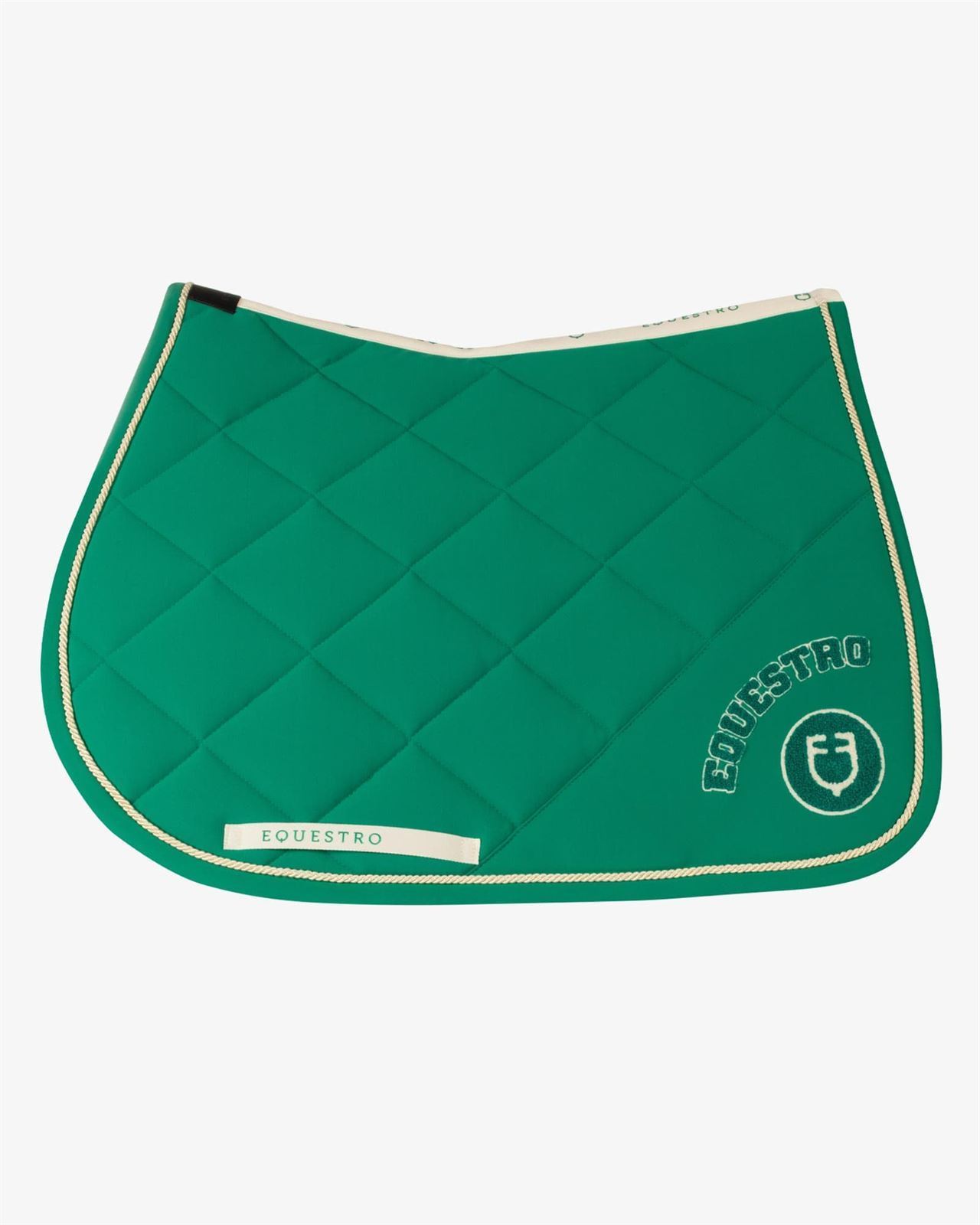 Conjunto EQUESTRO mantilla Uso General/salto y orejeras FULL color verde - Imagen 4