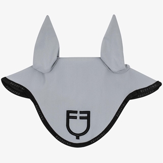 Conjunto EQUESTRO mantilla Uso General  y orejeras FULL, color gris/negro - Imagen 2