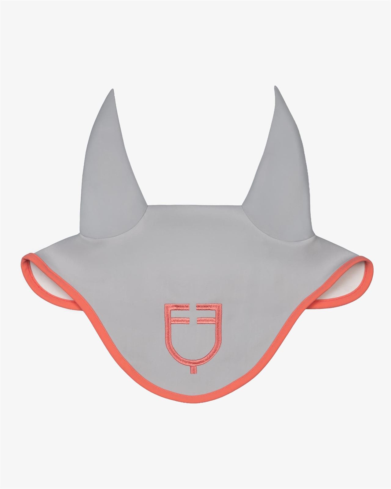 Conjunto EQUESTRO mantilla Uso General  y orejeras FULL, color gris perla/desert flower - Imagen 2