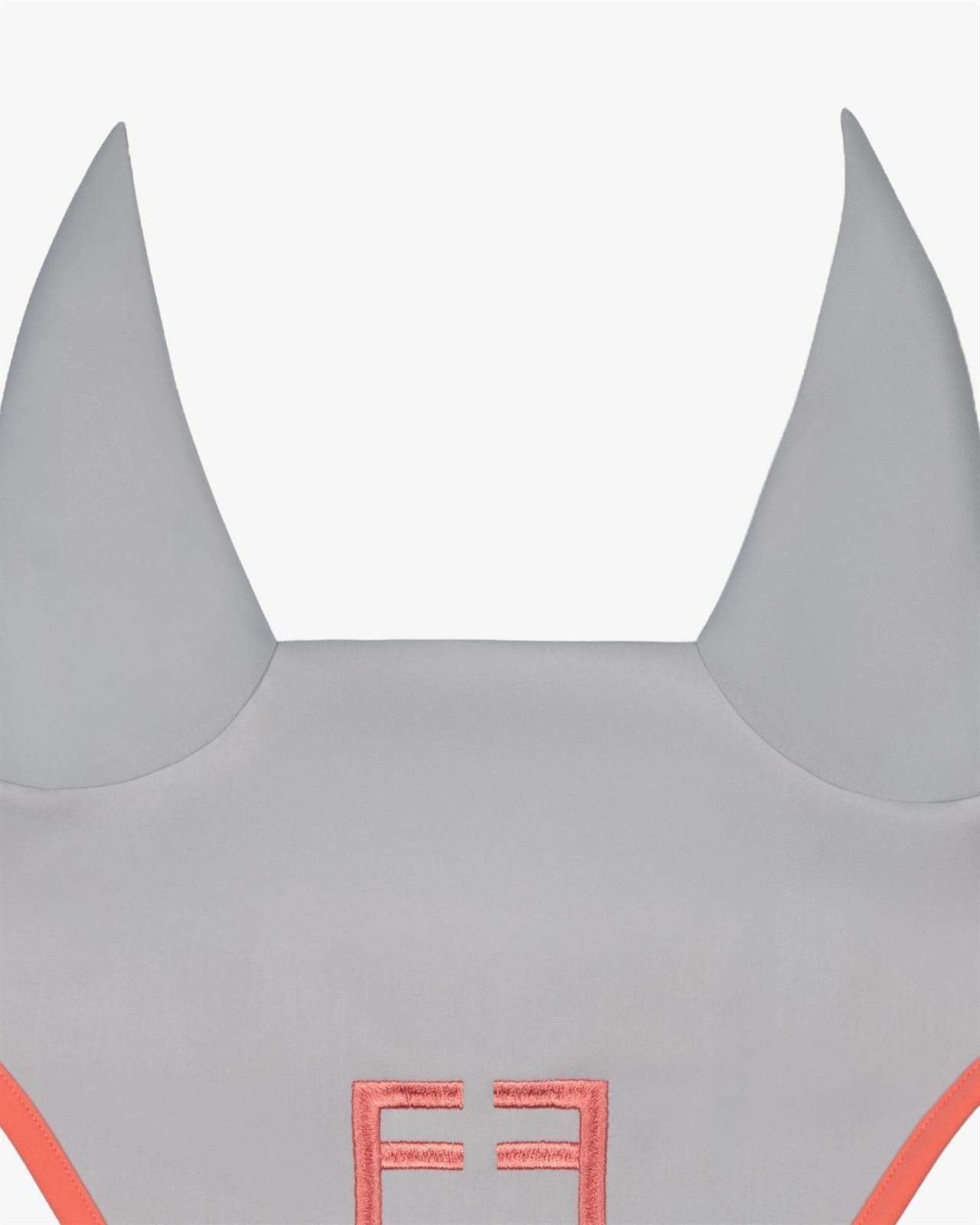 Conjunto EQUESTRO mantilla Uso General  y orejeras FULL, color gris perla/desert flower - Imagen 3