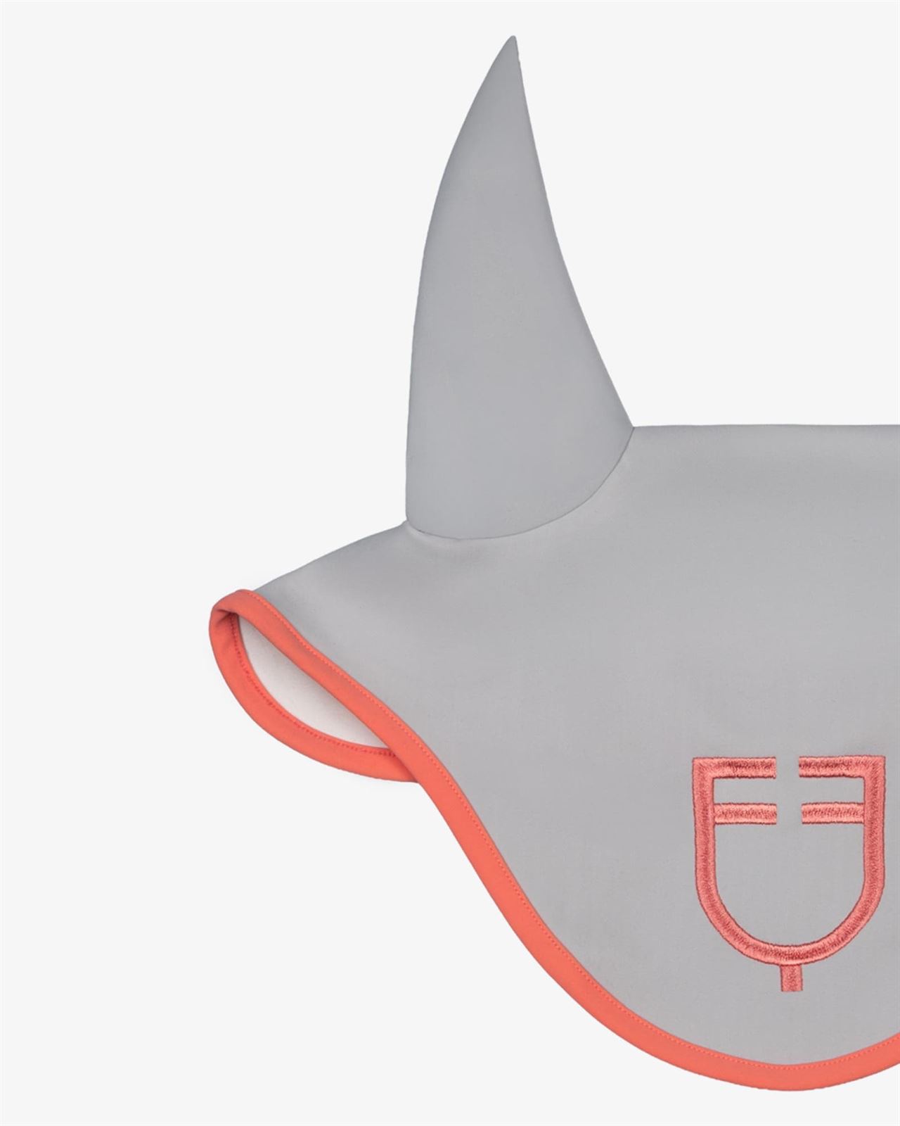 Conjunto EQUESTRO mantilla Uso General  y orejeras FULL, color gris perla/desert flower - Imagen 4