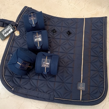 Conjunto ESKADRON mantilla Doma y vendas 3,5 mt azul marino - Imagen 1