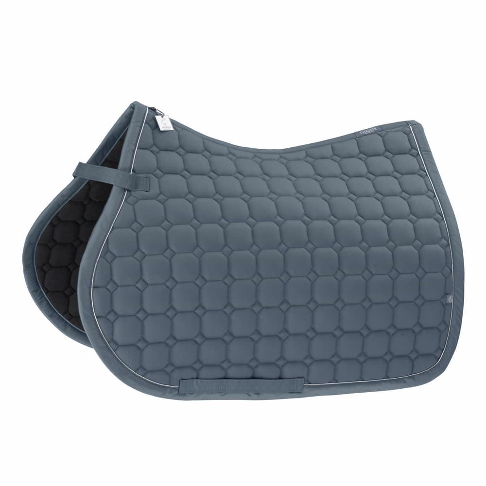 Conjunto ESKADRON mantilla Uso General/Salto y orejeras color azul grisáceo Full - Imagen 1
