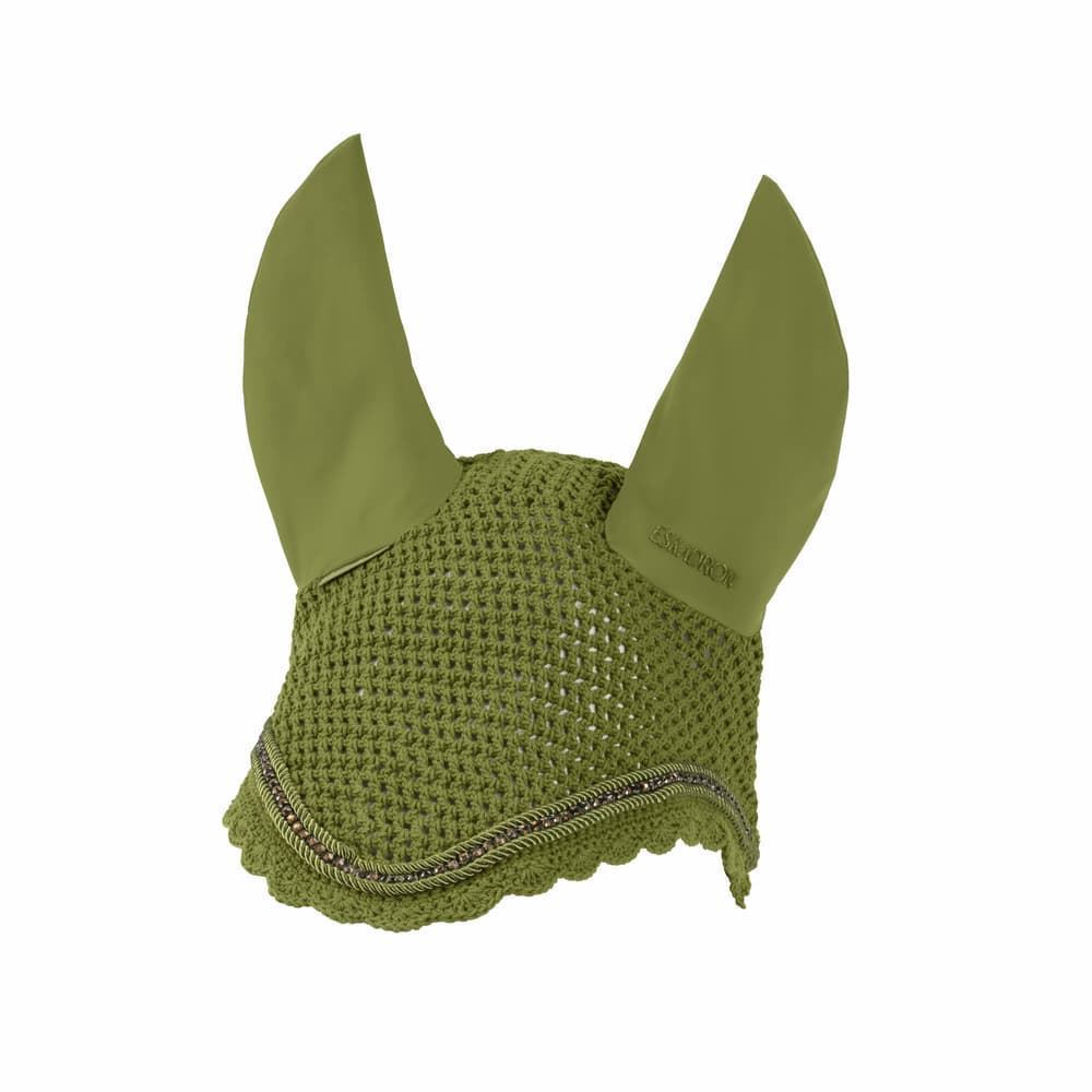 Conjunto ESKADRON mantilla Uso General/Salto y orejeras color verde Full - Imagen 3