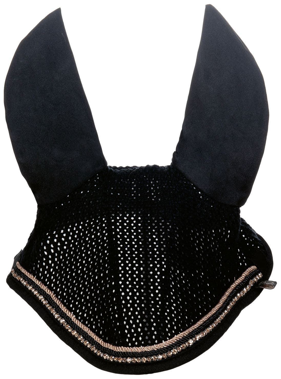 Conjunto HKM Sports Equipment Style Mantilla y Orejeras Rosegold Glamour, color negro/rosegold - Imagen 7