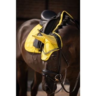 Conjunto LAURIA GARRELLI mantilla y orejeras Limone color amarillo PONY USO GENERAL/SALTO - Imagen 2