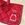 Conjunto Mantilla y Orejeras HKM Sports Equipment color rojo TALLA PONY - Imagen 2