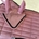 Conjunto QHP mantilla y orejeras Astana Crystal terciopelo color rosa empolvado - Imagen 2