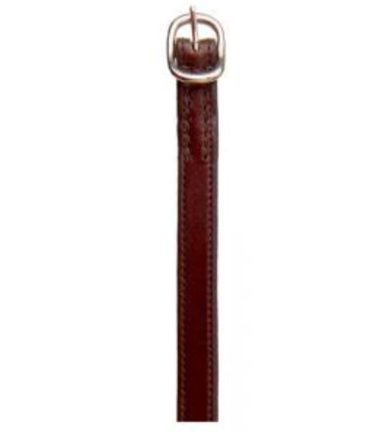 Correa espuela inglesa cuero LEXHIS, color marrón (par) - Imagen 1