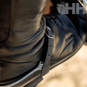 Correa espuela inglesa SPRENGER biothane negro - Imagen 1