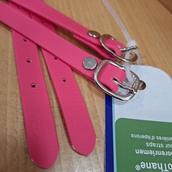 Correa espuela inglesa SPRENGER biothane rosa - Imagen 1