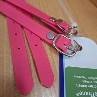 Correa espuela inglesa SPRENGER biothane rosa - Imagen 1