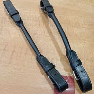 Correas puente pelham HH cuero color negro (par) - Imagen 2