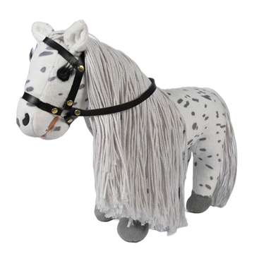 CUDDLE HORSE Caballo peluche HKM Sports Equipment blanco/negro - Imagen 1