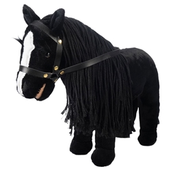 CUDDLE HORSE Caballo peluche HKM Sports Equipment negro - Imagen 1