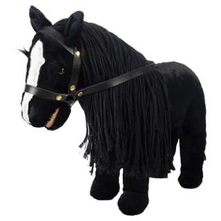 CUDDLE HORSE Caballo peluche HKM Sports Equipment negro - Imagen 1