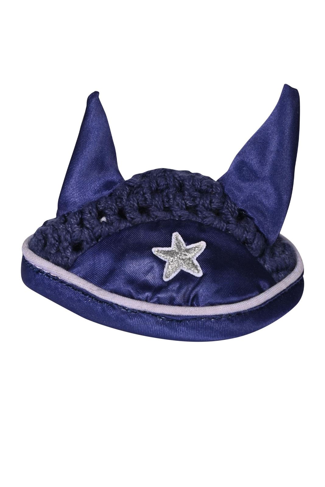 CUDDLE PONY Set accesorios HKM Sports Equipment Mantilla, orejeras y vendas , color azul marino - Imagen 2
