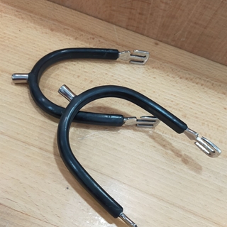 Espuela inglesa SEFTON inox/goma contacto 15mm - Imagen 2