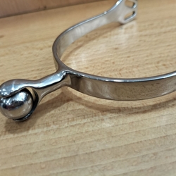 Espuela inglesa SEFTON inox punta bola giratoria 30mm - Imagen 1