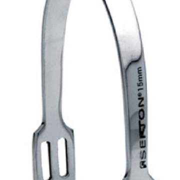 Espuela inglesa SEFTON inox punta bola hombre 15mm - Imagen 1
