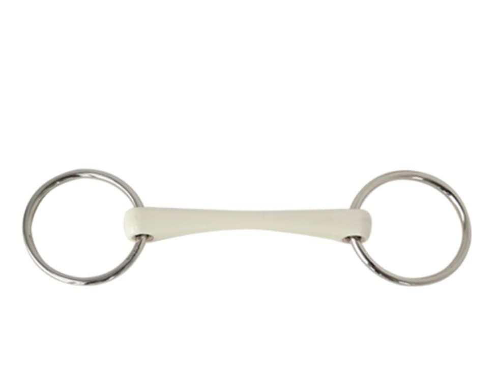 Filete anillas SEFTON embocadura recta comfort, grosor 18 mm, inox, medida 12,5 cm - Imagen 1