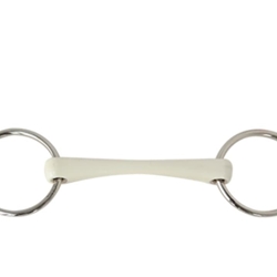 Filete anillas SEFTON embocadura recta comfort, grosor 18 mm, inox, medida 12,5 cm - Imagen 1