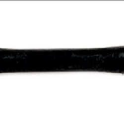 Filete anillas SEFTON inox embocadura goma dura recta, medida 12,5 cm - Imagen 1