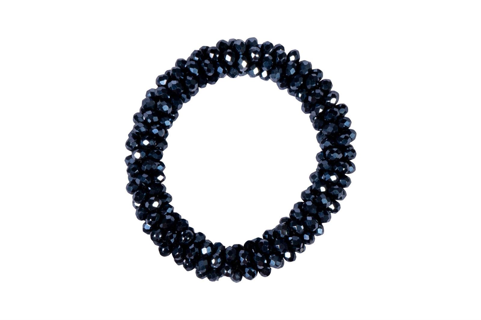 Goma para el pelo HKM Sports Equipment cristales azules - Imagen 1